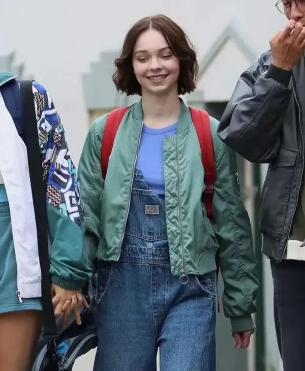 A Good Girl’s Guide to Murder Pip Fitz-Amobi Bomber Jacket