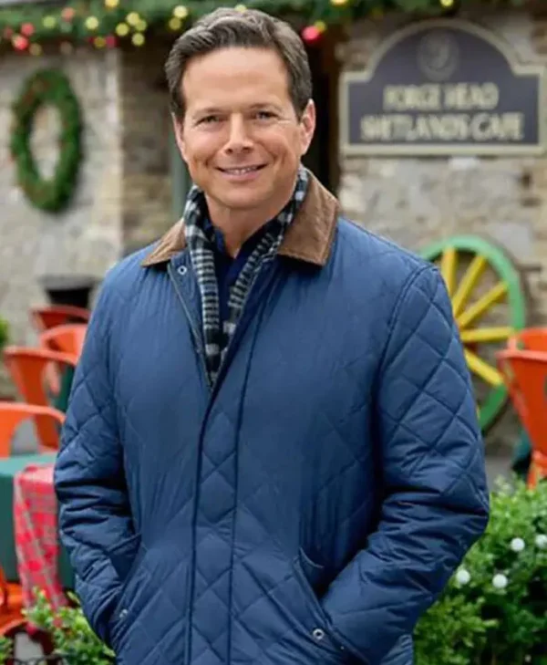 A Merry Scottish Christmas Scott Wolf Quilted Jacket