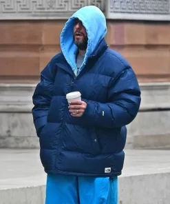 Adam Sandler Blue Puffer Jacket