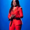 Angela Bassett Red Blazer