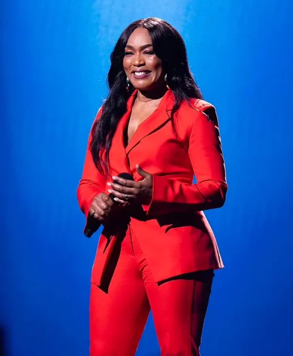 Angela Bassett Red Blazer