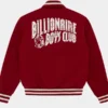 Astro BBC Burgundy Varsity Jacket Back
