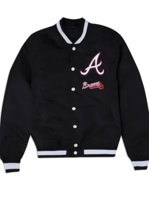 Atlanta Braves Logo Select Black Jacket
