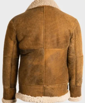 Aviator-Mens-Brown-Sheepskin-Shearling-B3-Leather-Jacket
