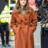 Black Doves S01 Helen Webb Brown Wool Coat