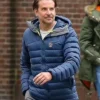 Bradley Cooper NYC Blue Quilted Jacket Side