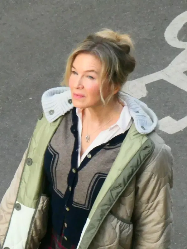 Bridget Jones Mad About The Boy Renée Zellweger Beige Jacket