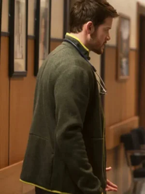 Brilliant Minds Dr. Van Markus Green Jacket For Sale