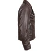 Lesley Manville Susan Ryeland leather jacket with lapel collar