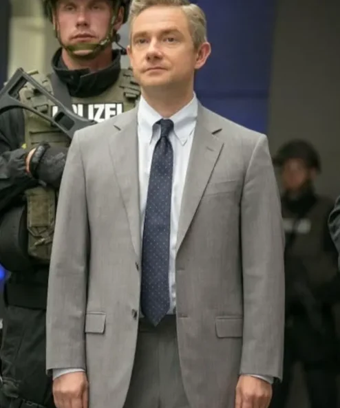 Captain America Civil War Martin Freeman Blazer
