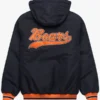 Chicago Bears Black Hooded Jacket Back
