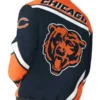 Chicago Bears Maximum Racing Navy Jacket Back