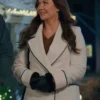 Christmas on the Ranch Jade Harlow White Trench Coat