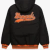 Cincinnati Bengals Black Hooded Jacket Back
