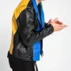 Color-Block-Leather-Jacket-Sale