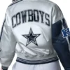 Dallas Cowboys Zone Blitz Navy and Silver Jacket Back