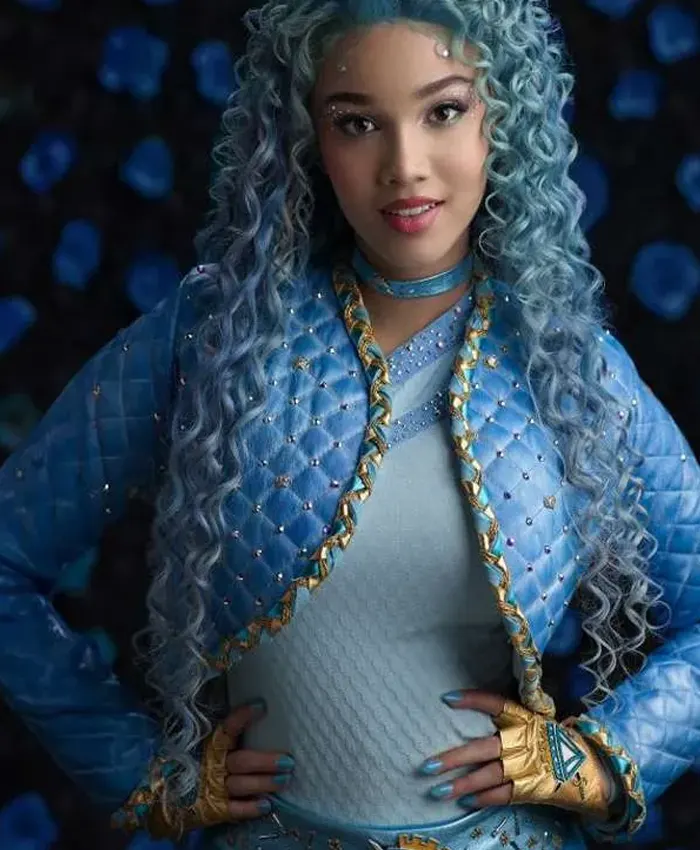 Descendants The Rise Of Red Malia Baker Blue Leather Jacket