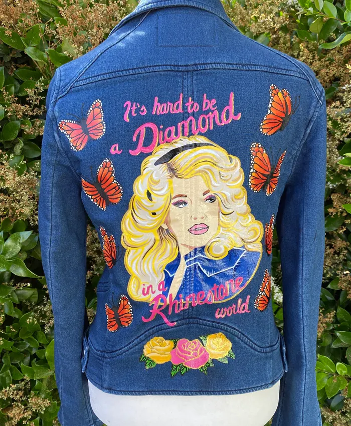 Dolly Parton Rhinestone Cowgirl Denim Jacket