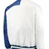 Dugout Championship Hartford Whalers White and Blue Jacket Back