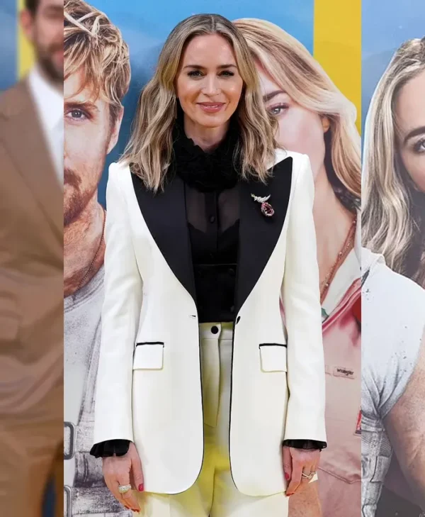 Emily Blunt White Blazer