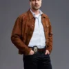 Found Mark Trent Brown Suede Jacket