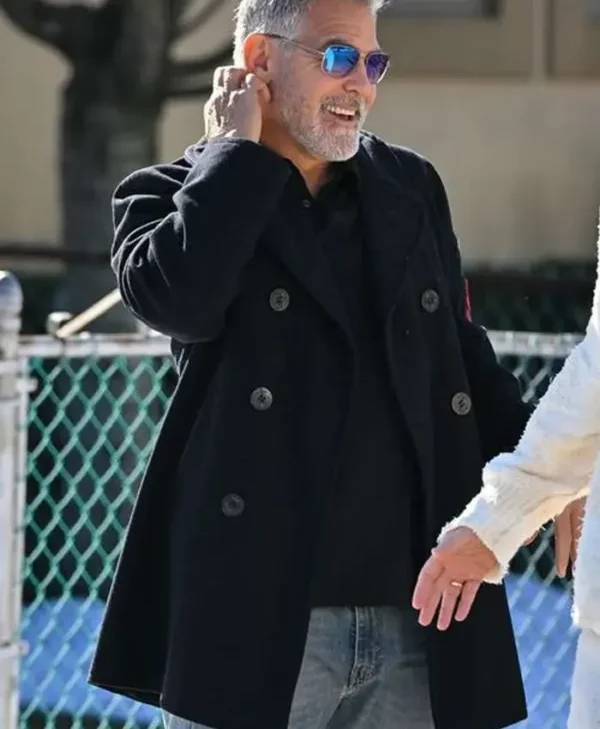 George Clooney Wolfs 2024 Wool Coat