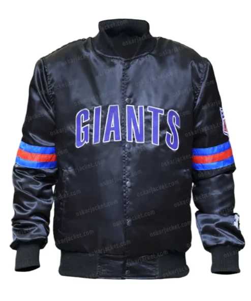 Giants Black Bomber Jacket Main