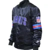 Giants Black Bomber Jacket Side