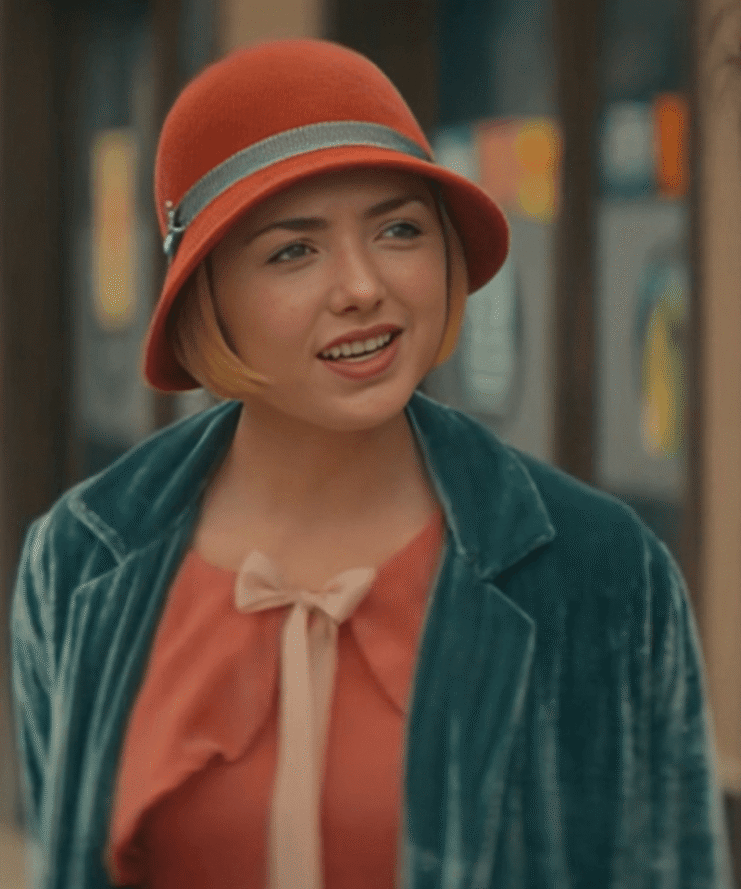 Girl Haunts Boy 2024 Peyton List Coat