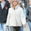 Goldie Hawn Aspen Street White Jacket