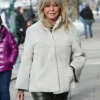 Goldie Hawn Aspen Street White Jacket Side