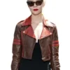 Grand Prix Anya Taylor Joy Brown Leather Jacket