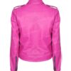Order Vogue Williams London Party Pink Leather Jacket