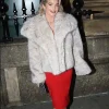 Helen Flanagan Liverpool Restaurant Fur Jacket