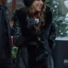 Holiday Crashers Daniella Monet Shearling Coat