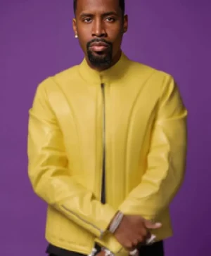 House of Villains Safaree Panelled Leather Jacket