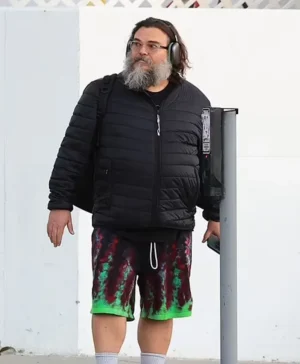 Jack Black Los Angeles Black Puffer Jacket Side