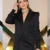 Jessica Alba Black Blazer Side