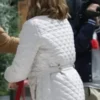 Jingle Bell Run Ashley Williams White Quilted Jacket Back