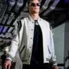 Joe Burrow White Varsity Jacket