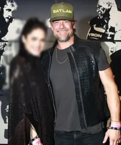 Josh-Duhamel-Black-Leather-Vest-Sale