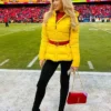 Kansas-City-Chiefs-Gracie-Hunt-Yellow-Puffer-Jacket