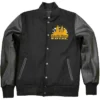 Kanye West The College Dropout Varsity Jacket Black