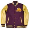 Kanye West The College Dropout Varsity Jacket Mahroon