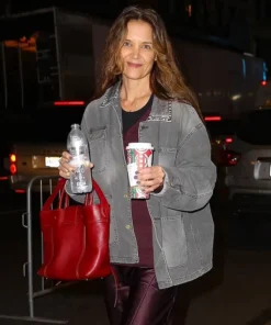 Katie Holmes NYC Grey Denim Jacket