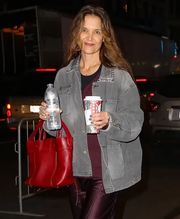 Katie Holmes NYC Grey Denim Jacket