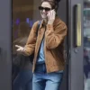 Katie Holmes New York City Suede Jacket