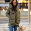 Kelly Berger Green Puffer Jacket
