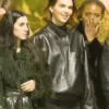 Kendall Jenner LA concert Leather Jacket Side