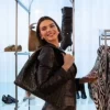 Kendall Jenner Tight Leather Blazer Side